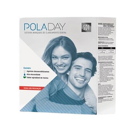 Clareador Poladay Kit (5 x 3g) - SDI