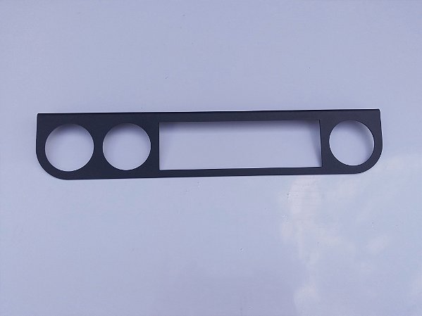 Suporte 3 Instrumentos 52 Mm Mais Abertura Para Radio 1 Din