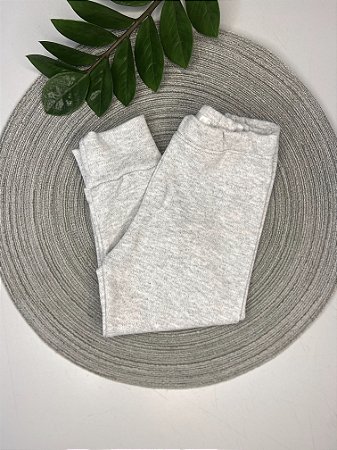 Calça Básica Bebê - Cinza Mescla