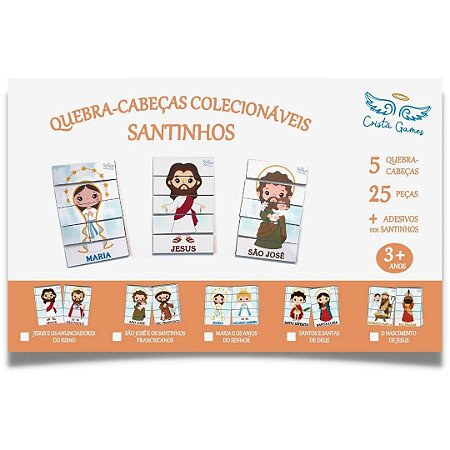 Quebra-Cabeças Colecionáveis Santinhos