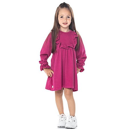 Roupa Menina Vestido Bebê Princesa Várias Cores