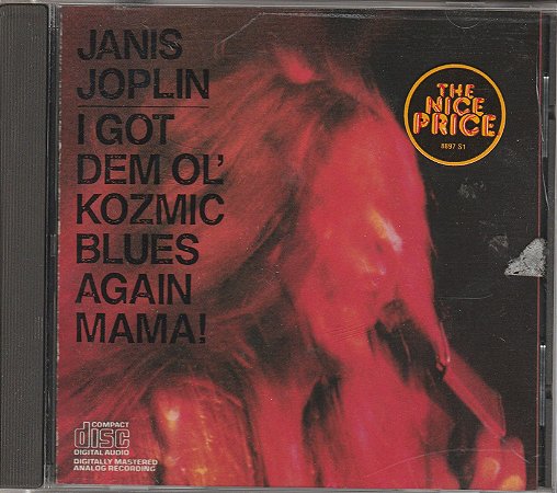 CD Janis Joplin – I Got Dem Ol' Kozmic Blues Again Mama! - Blackbird Discos