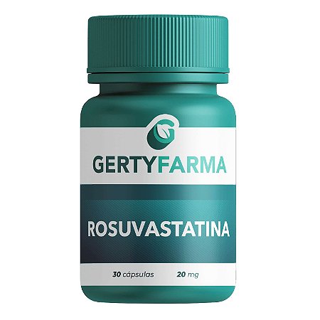 Rosuvastatina 20mg - 30 Cápsulas