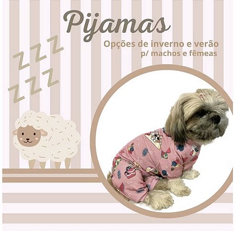 Pijama Macacão | macho ou fêmea