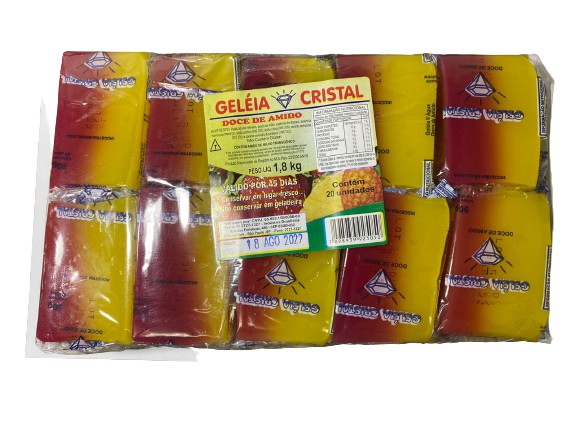 Doce Geléia Cristal C/20 Unidades