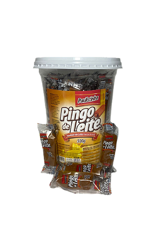 Pingo de Leite Paulistinha Pote C/50 Unidades