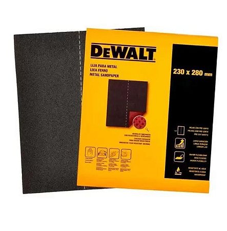 Lixa Ferro Grão 60 230x280mm - Dat20060s - Dewalt