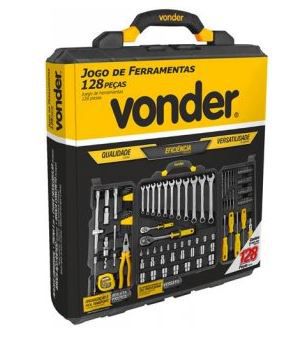 Jogo de Ferramentas 128 Peças - Vonder