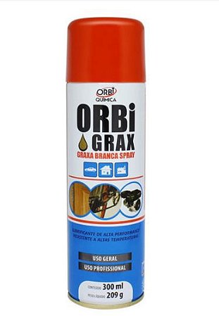 Orbigrax Graxa Branca 209g - Orbi Química