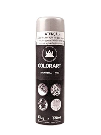 Tinta Spray Zincagem a Frio 250g Colorart