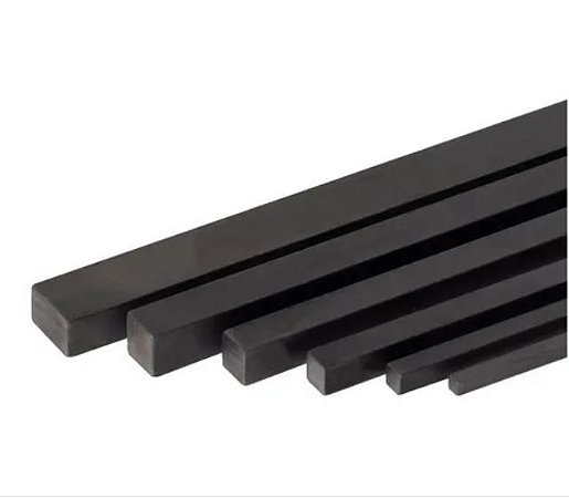 Chaveta Quadrada Barra 6x6x500mm Aço 1045