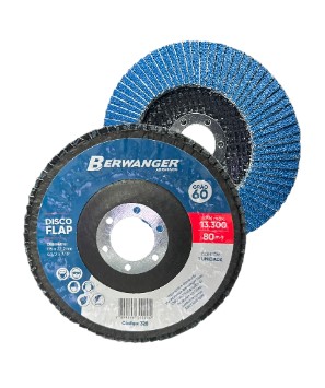 Disco Flap 115x22mm Grão 60 Berwanger