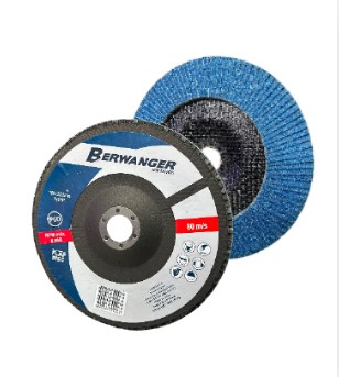 Disco Flap 180x22,2 Mm Grão 60 Berwanger