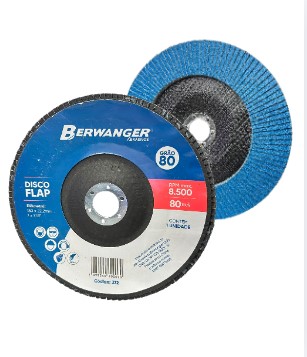 Disco Flap 180x22,2 Mm Grão 80 Berwanger