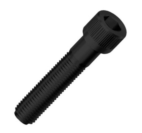Parafuso Allen M5x50mm Cilíndrico Enegrecido - 100 Unidades