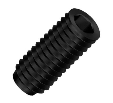 Parafuso Allen M20 X 60mm Sem Cabeça Enegrecido - 100 Unidades