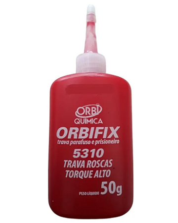 Trava Roscas Torque Alto 5310 Vermelho 50g Orbi Quimica