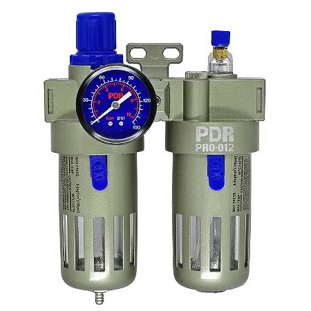 Conjunto Lubrifil 1/2 Pol. Filtro Regulador e Lubrificante - Pro-012 - Pdr
