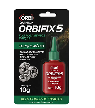 Fixa Rolamento Verde Torque Médio 10g Orbfix5 Orbiquímica