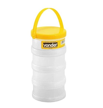 Estojo Multiuso 4 Partes Rosqueáveis 9x13cm Vonder