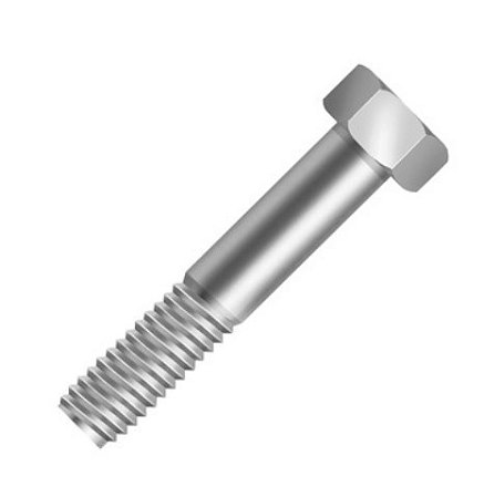 Parafuso Sextavado 3/4 X 5 Rosca Parcial Inox - 100 Unidades