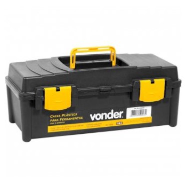 Caixa Plástica para Ferramentas com 1 Bandeja - Vd4038 - Vonder