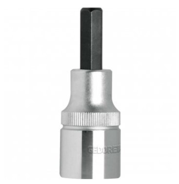 Soquete Hexagonal 8mm com Encaixe de 1/2 - 3041120080 - Gedore Red