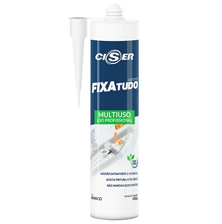 Adesivo Fixa Tudo Branco 400g - Ciser
