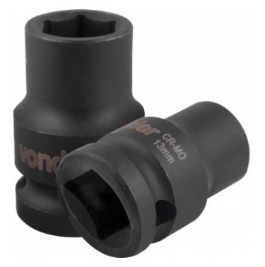 Soquete Sextavado de Impacto Encaixe de 1/2 X 13mm - 3061120013 - Vonder