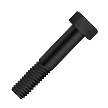 Parafuso Sextavado M12x50 Rosca Parcial Mb Passo 1.25 8.8 Enegrecido - 100 Unidades