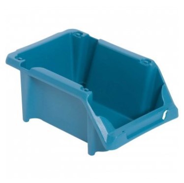 Gaveteiro Plástico N°3 8x10.4x17.6cm Modelo Prático Azul - 6135003011 - Vonder