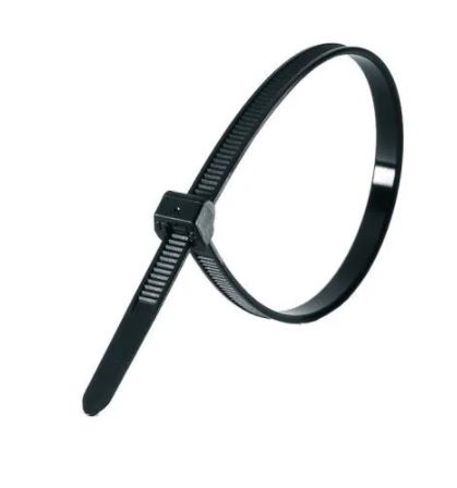 Abraçadeira Nylon Preta 800x9mm Blister com 10 Peças - 2815800011 - Vonder