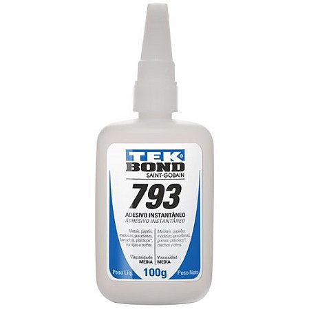 Adesivo Instantâneo 793 100g - 1641793100 - Tekbond