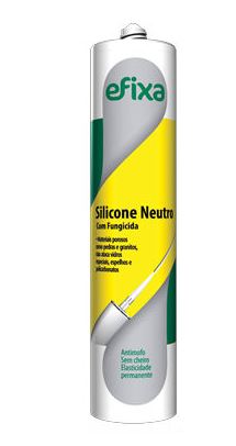 Silicone Neutro com Fungicida 280g Incolor - 10351 - Efixa