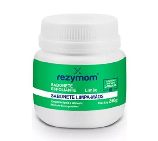 Sabonete Esfoliante Limpa Mãos 250g - Rezymom