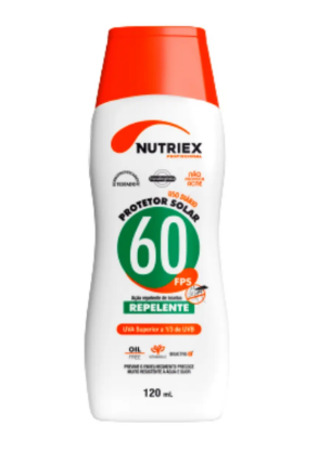 Protetor Solar Fps 60 com Repelente 120ml Nutriex
