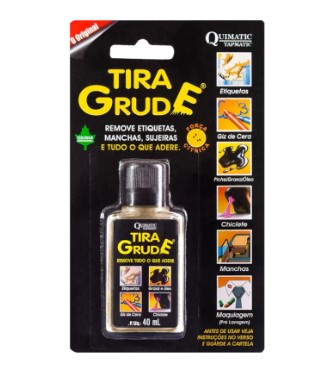 Tira Grude Removedor de Etiquetas e Pegajosidades 40ml - Quimatic