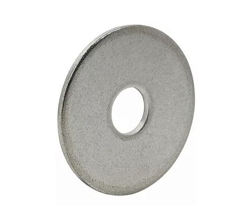 Arruela de Funileiro Aba Larga 5/16 Pol. Inox 18.8/304 - 100 Unidades