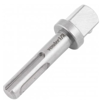 Adaptador Tipo Sds Plus Encaixe Quadrado de 1/2 Pol. para Chumbador Químico - 3599010012 - Vonder