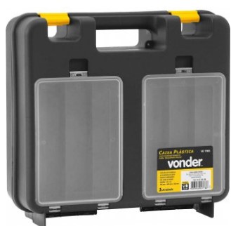 Caixa para Ferramentas Plástica 34x34x13cm - Vd 7001 - Vonder