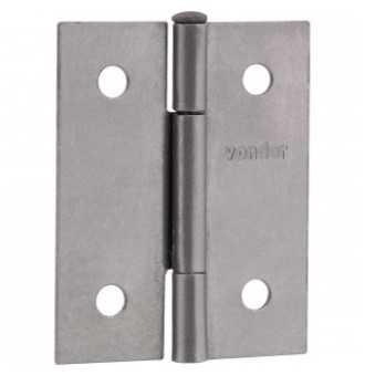 Dobradiça para Porta 1.1/2 Pol. em Ferro Polido - 3268112000 - Vonder