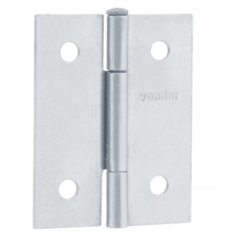 Dobradiça para Porta 1.1/2 Pol. em Ferro Zincado - 3269112000 - Vonder