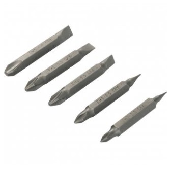 Jogo de Bits/ponteiras com 5 Peças Pontas Duplas - 3538005050 - Vonder