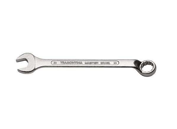 Chave Combinada 20mm com Pescoço e Corpo Forjado em Aço Especial Cromado - Tramontina Master