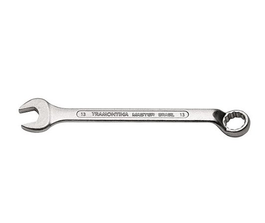 Chave Combinada 13mm com Pescoço e Corpo Forjado em Aço Especial Cromado - Tramontina Master