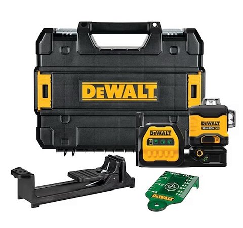 Nível a Laser 3 Linhas 360º 12/20v 70m - Dcle34030gb - Dewalt
