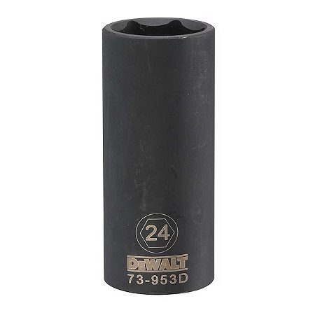 Soquete de Impacto 1/2 Pol. Longo 24mm - Dwmt73953osp - Dewalt