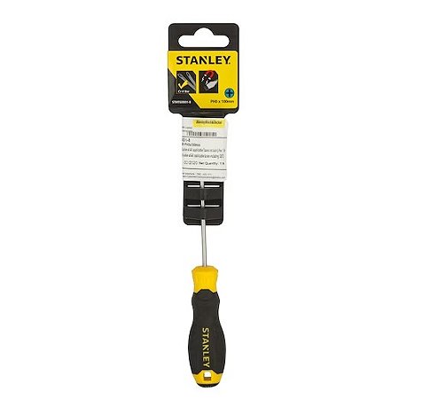 Chave Fenda Emborrachada Phillips 1/8x4 Pol. Ph0 - Stmt60801-840 - Stanley