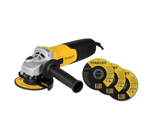 Esmerilhadeira Angular 4-1/2 Pol. 115mm 900w com 3 Discos - Stgs9115d-b2 - Stanley