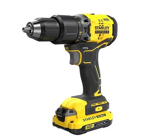 Parafusadeira/furadeira de Impacto Brushless 1/2 Pol. 13mm 20v Max Íon de Lítio com Maleta - Sbd715c2k-br - Stanley